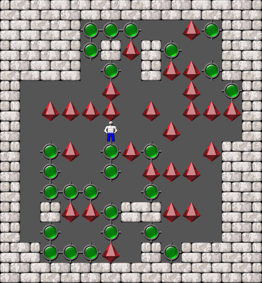 Sokoban Bugs550 collection level 97